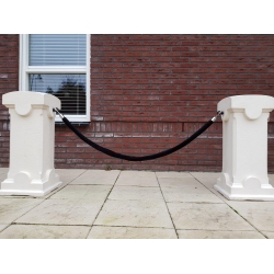 Set Afzetzuil met Zwart koord Set Afzetzuil met Zwart koord