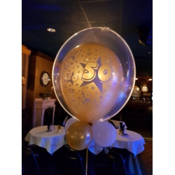 Bubble Ballon "Bedrukte Binnenballon" Bubble Ballon "Bedrukte Binnenballon"