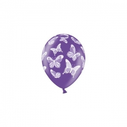 Helium Ballon "Bedrukt"; Vlinders (diverse kleuren)	