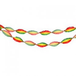Draaiguirlande Rood/Geel/Groen