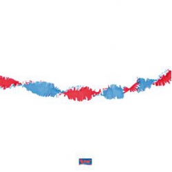 Draaiguirlande Rood/Wit/Blauw Draaiguirlande Rood/Wit/Blauw