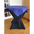 Statafel+Afrok Zwart+Blauw Afdekkleedje (kompleet)
