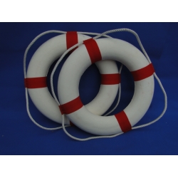 2x Reddingsboei (Rood/Wit)