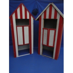 2x Strandhokje / Strandhuisje