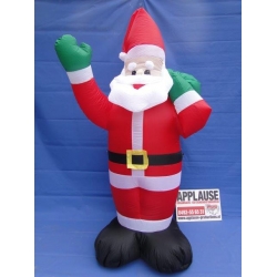 Huur 1x Opblaasbare Kerstman, 2,40 meter groot